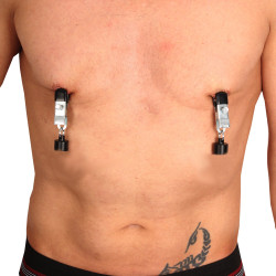 The Red Poids pour Seins / Ballstretcher 50g avec pinces - 2 pièces